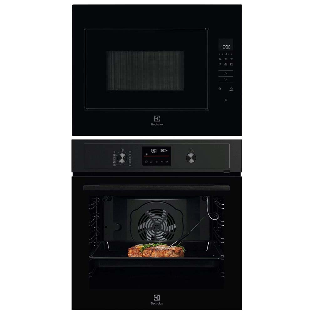 Ugn- och Mikropaket Electrolux COP800B + KMFD264NB