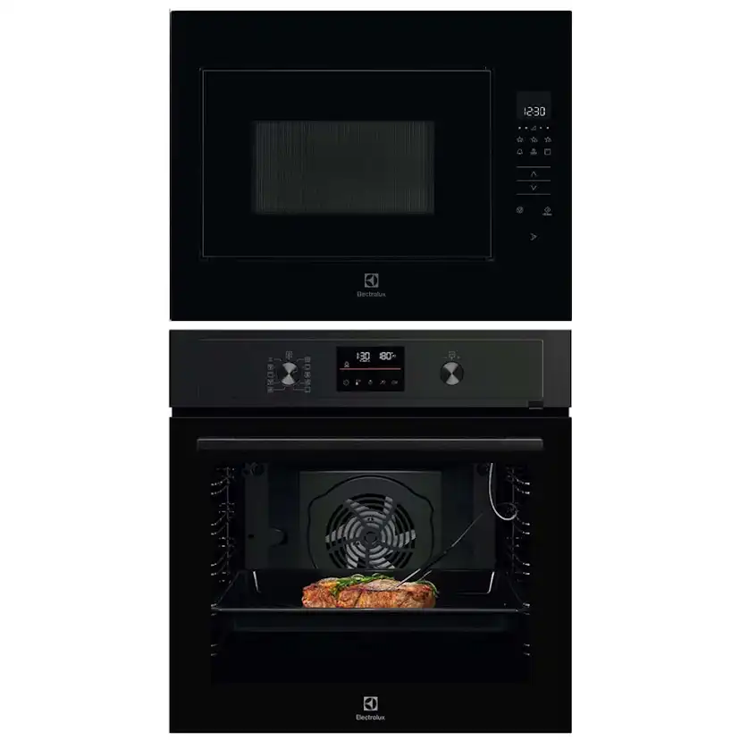 Ugn- och Mikropaket Electrolux COP800B + KMFD264NB