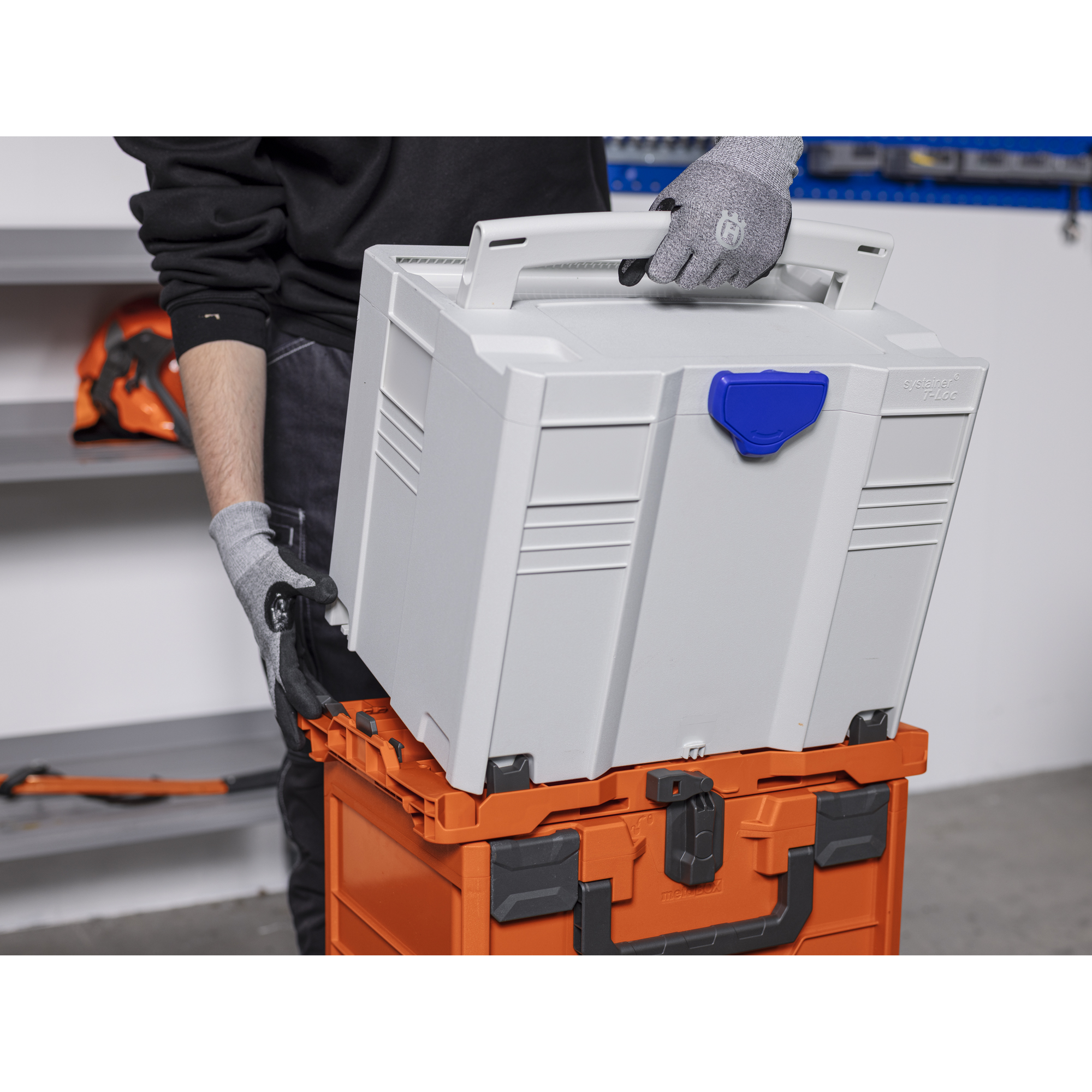 Batterilåda Husqvarna BC1 UN Transportbox Med B220X & Laddare