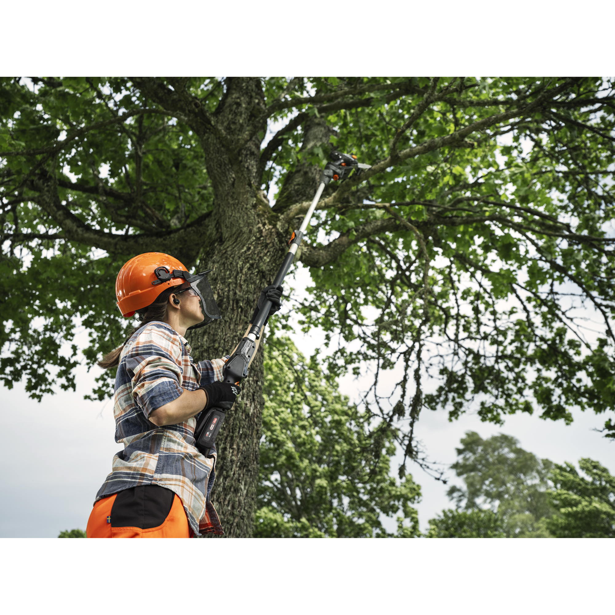 Grensåg Husqvarna Aspire P8X Med Teleskopskaft, Batteri & Laddare