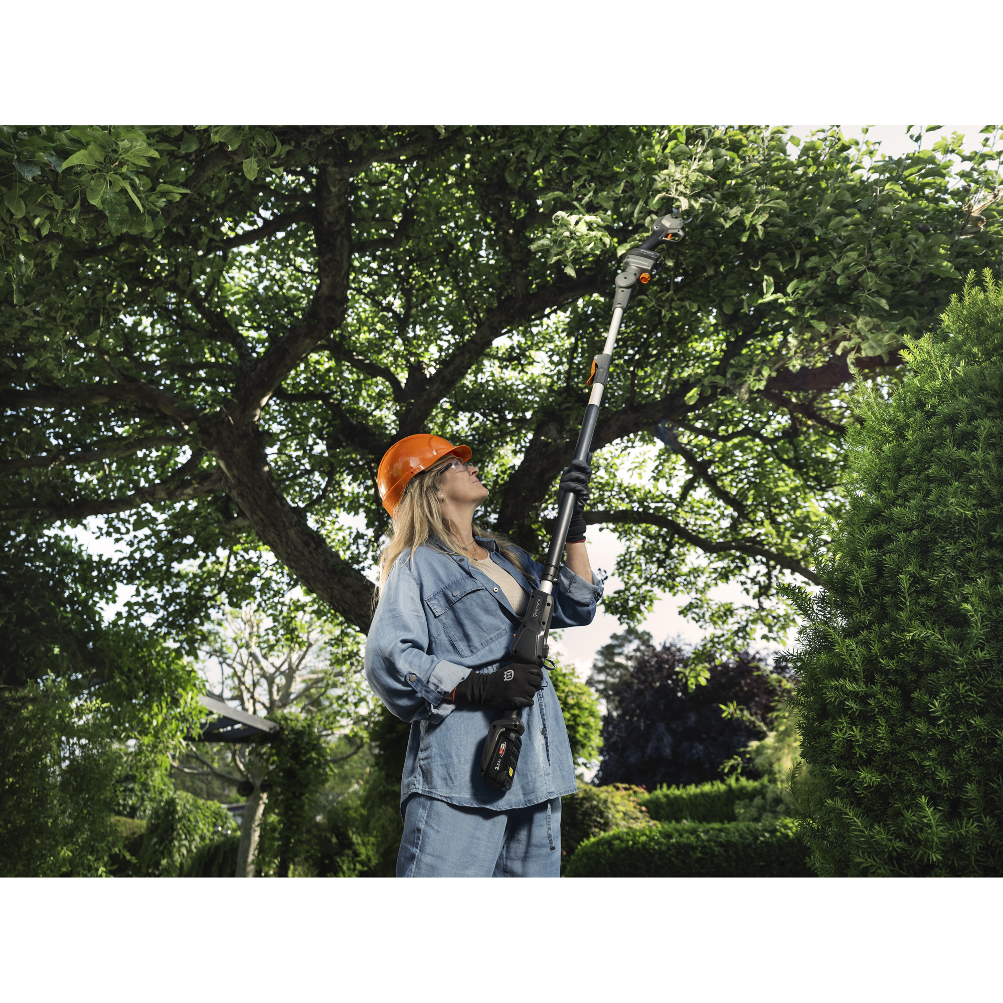 Sekatör Husqvarna Aspire PS30X Med Teleskopskaft, Batteri & Laddare