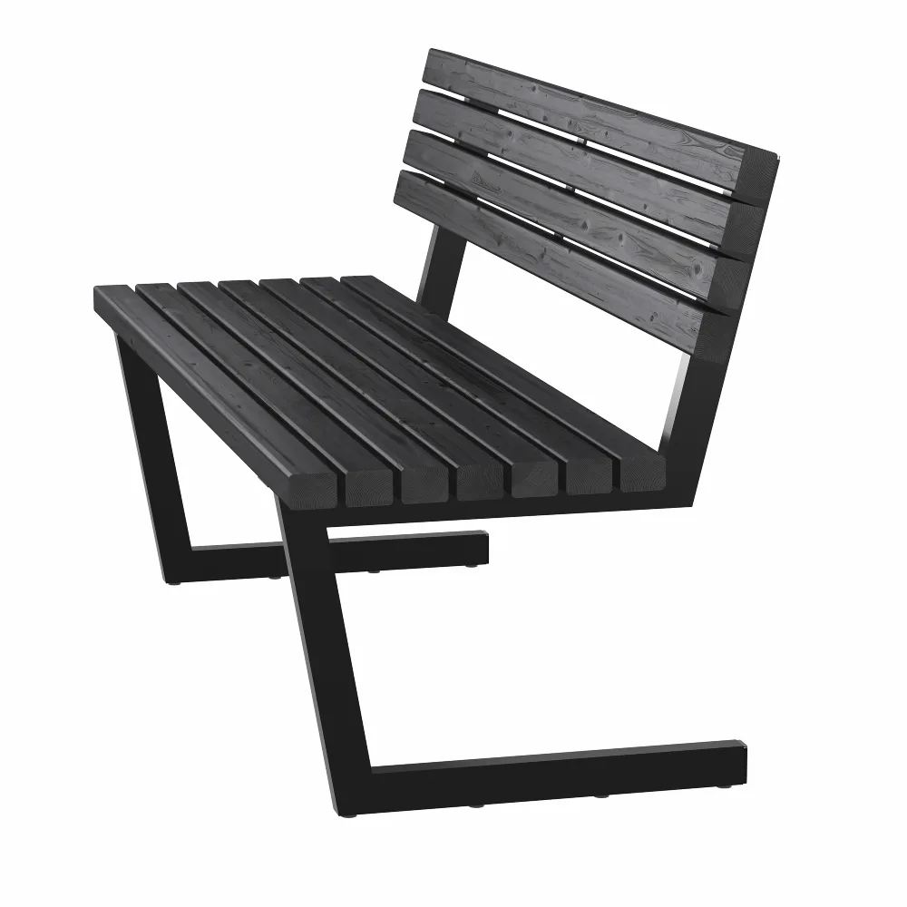 Bänk PLUS Relax 150 cm Svart