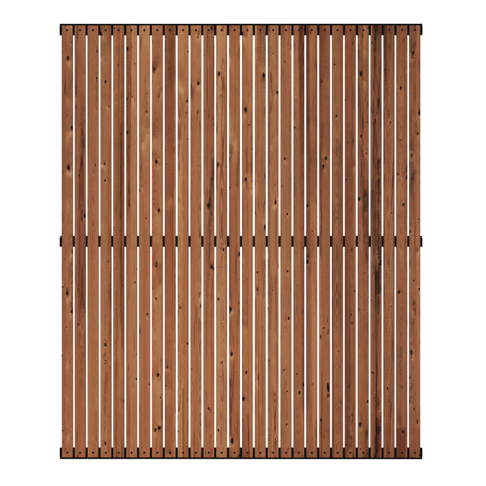 Staket PLUS Saga ThermoWood 150 x 180 cm