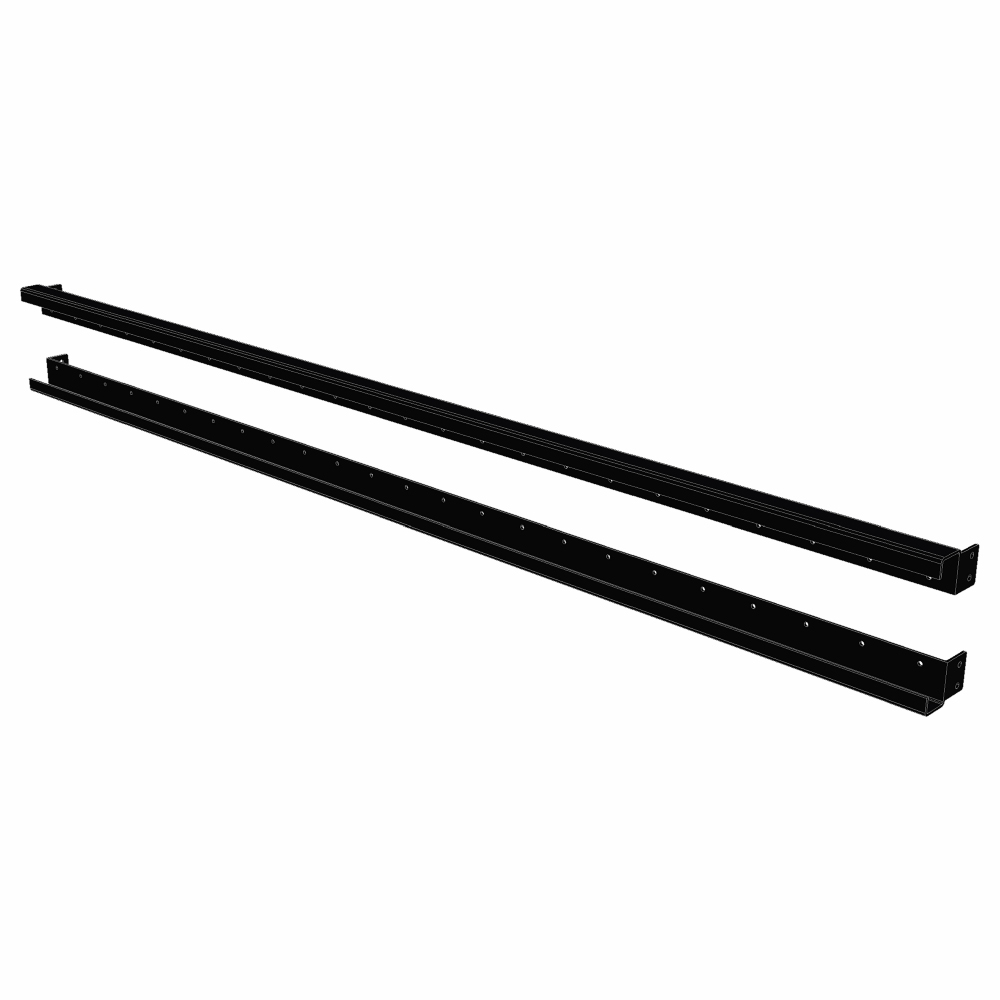 Topp- och Bottenprofil PLUS till Noor-Staket inkl. Skruvar