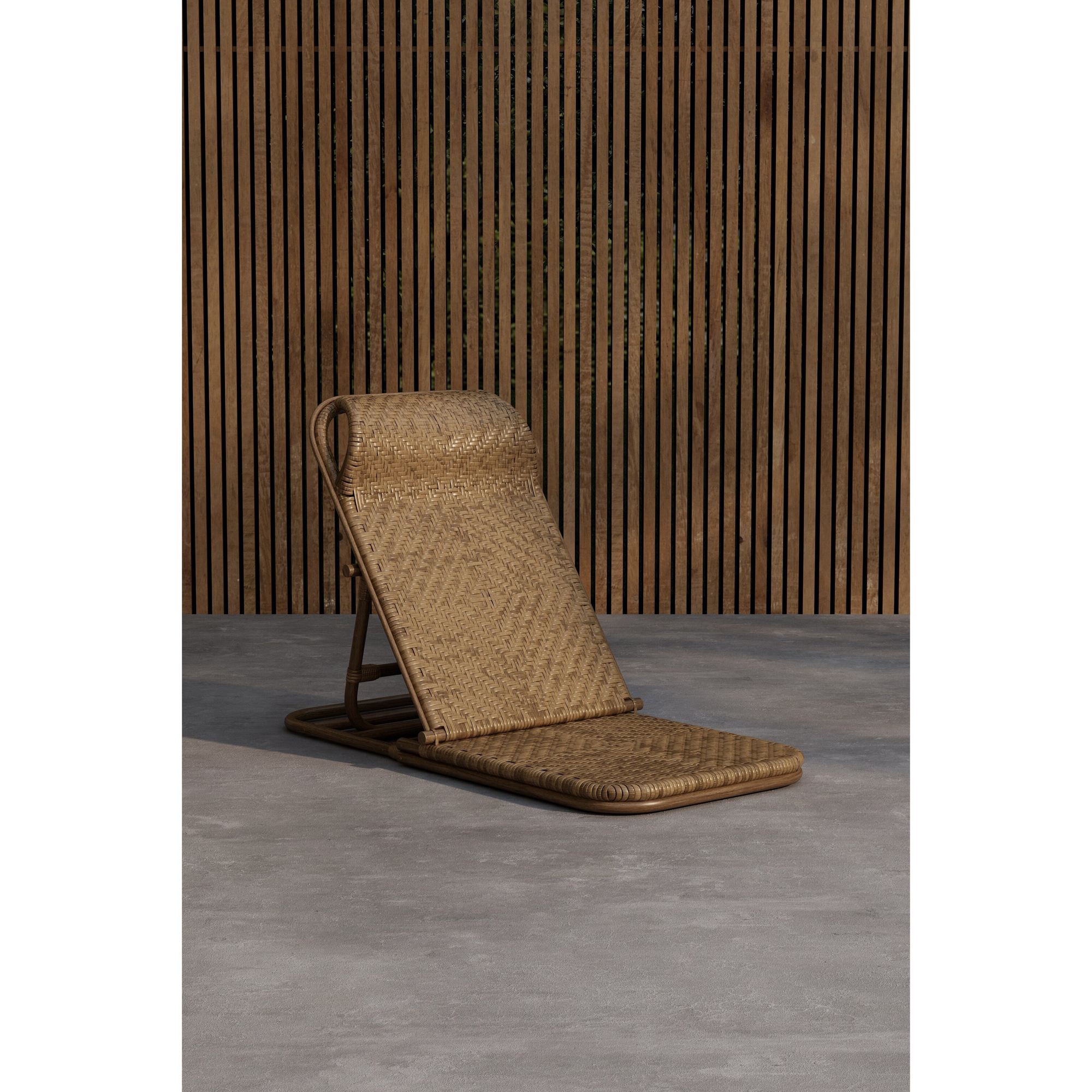 Solsäng Venture Home Ellie Fällbar Portabel Rottingstol