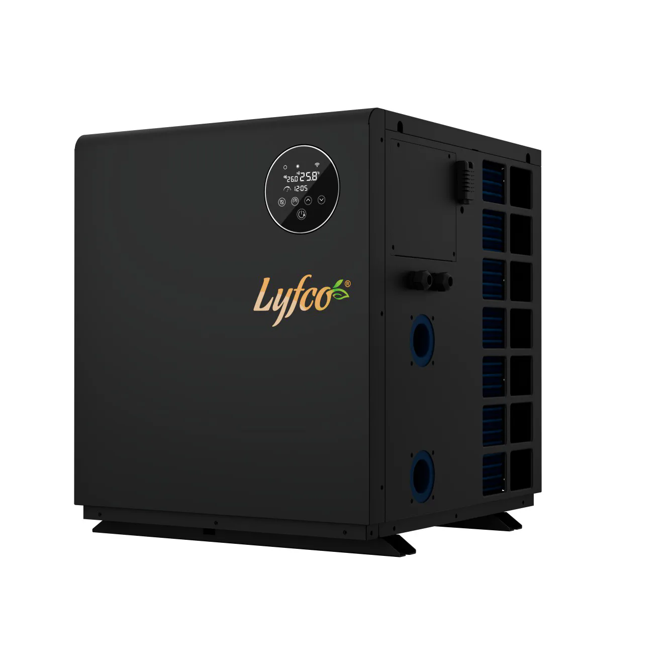 Poolvärmepump Lyfco Vertikal Inverter 13kW Med WiFi-Styrning