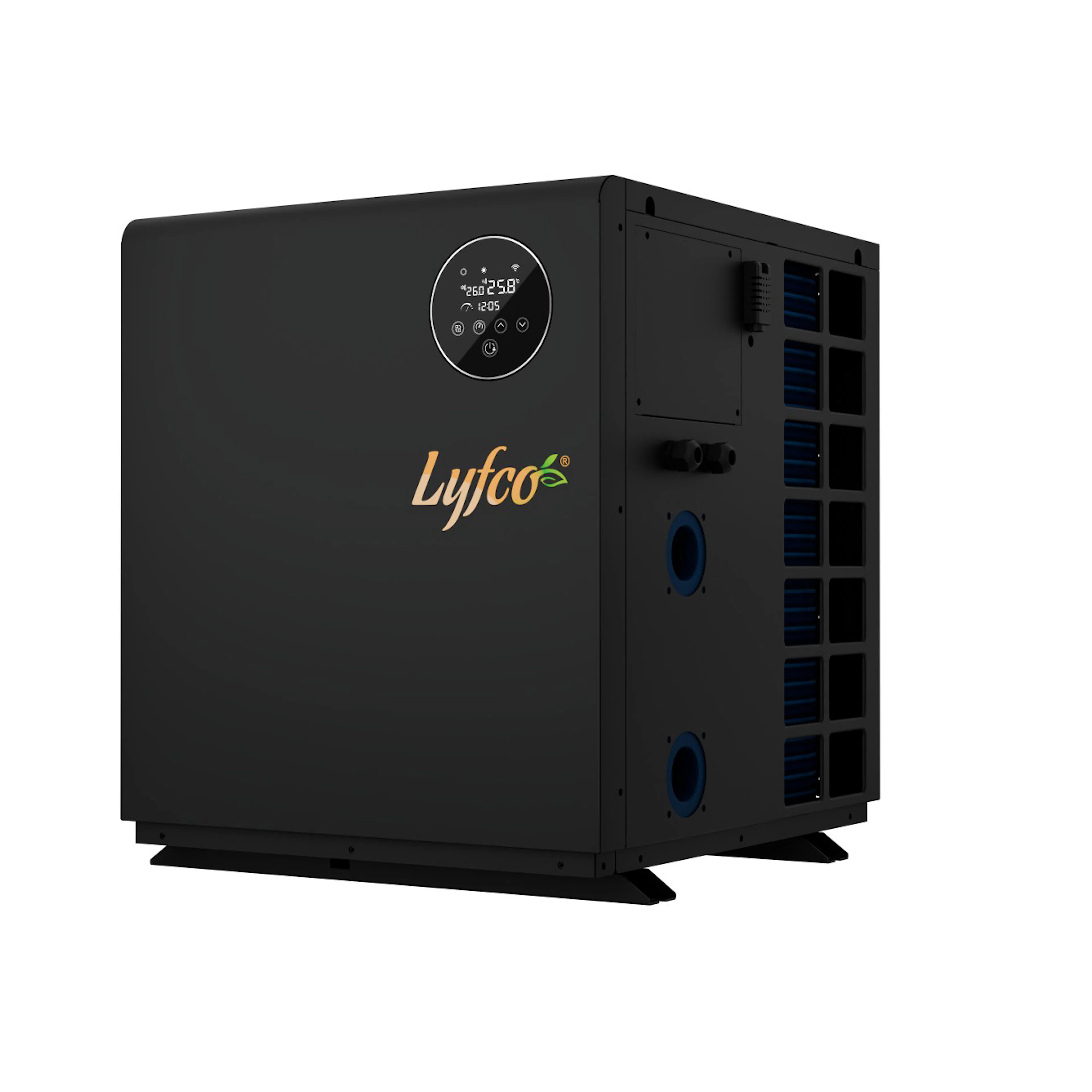 Poolvärmepump Lyfco Vertikal Inverter 13kW Med WiFi-Styrning