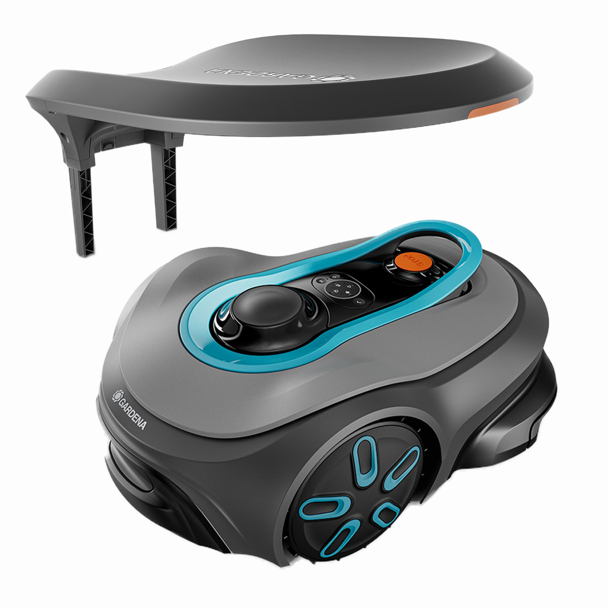 Robotgräsklippare Gardena Smart Sileno Free 700 Utan Slinga Paket Med Robothus