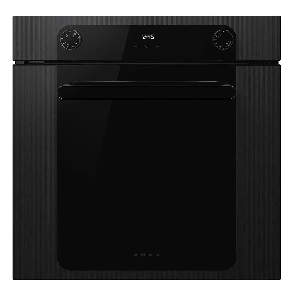 Termoventilerad Ugn Smeg SF6200TB med Airfryer och Baksten Svart 60 cm