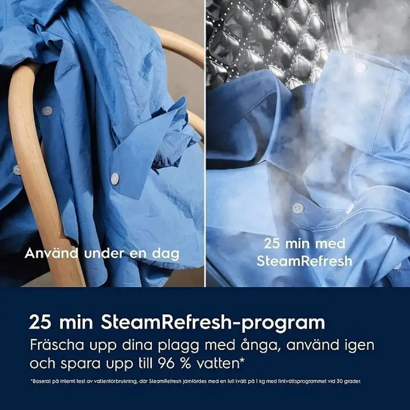 Frontmatad Tvättmaskin Electrolux EFI743S14S SteamCare 700 10 Kg