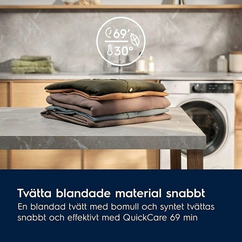 Frontmatad Tvättmaskin Electrolux EFI742LX4G SteamCare 700 10,5 Kg