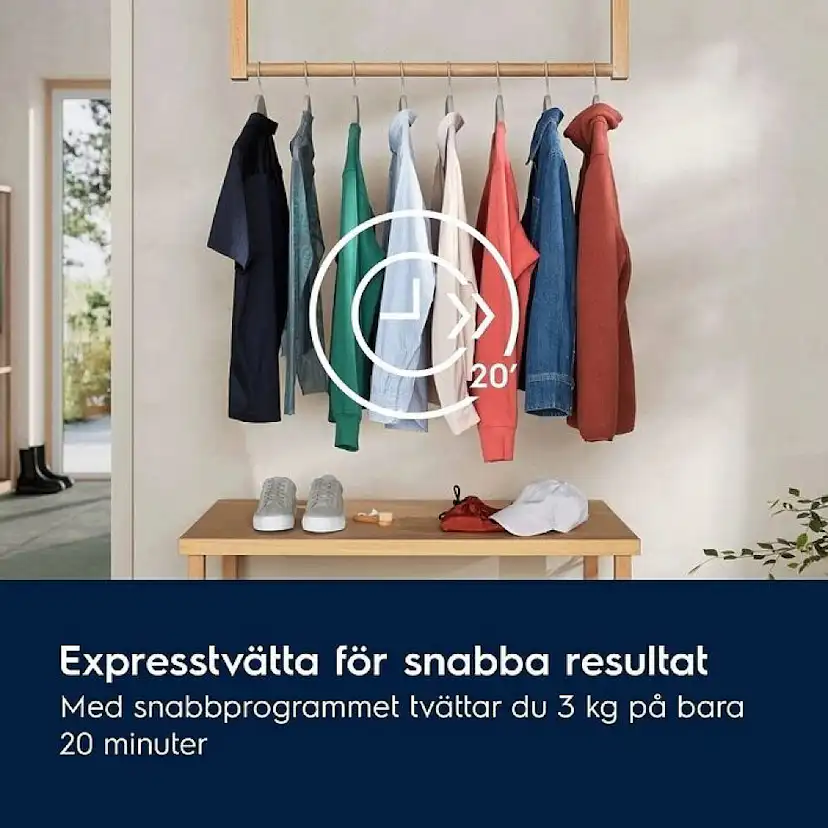 Frontmatad Tvättmaskin Electrolux EFI631O94EQ SensiCare 600 9 Kg