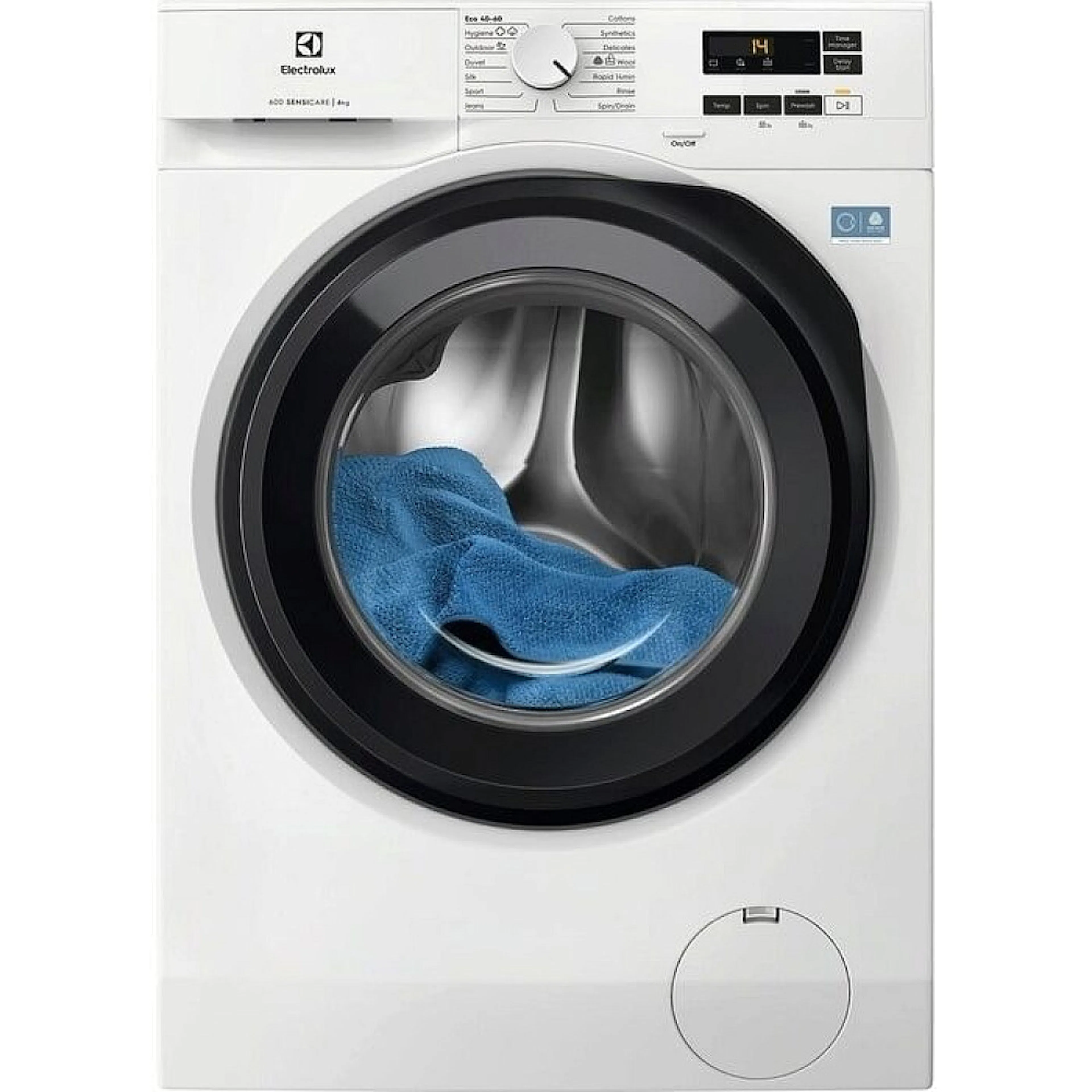 Frontmatad Tvättmaskin Electrolux EFI612E84E SensiCare 600 8 Kg