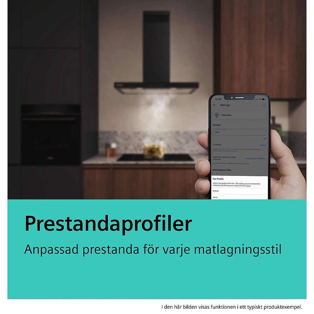 Vägghängd köksfläkt Siemens iQ500 LC97BDN60
