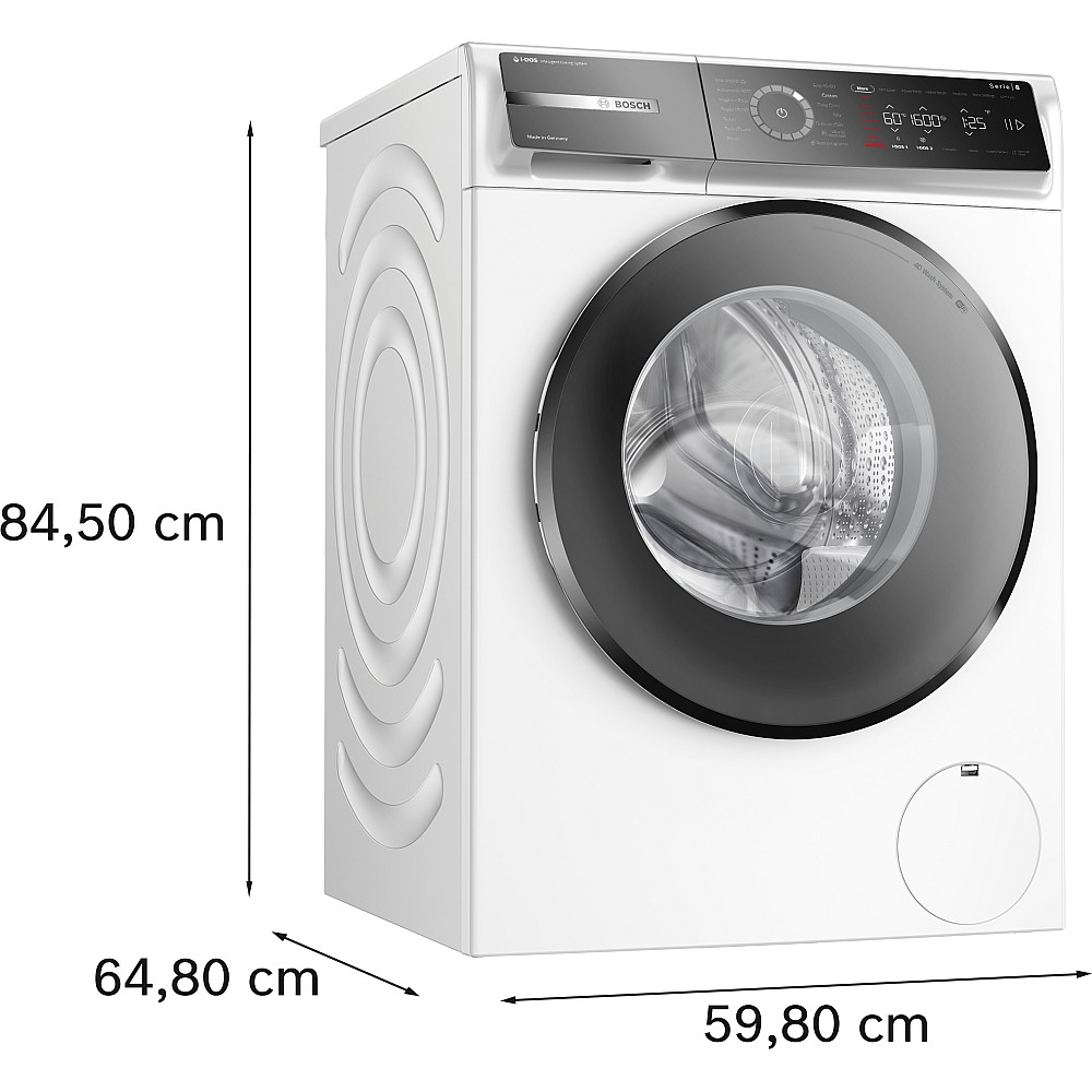 Frontmatad Tvättmaskin Bosch Serie 8 WGB266A0SN 11 Kg