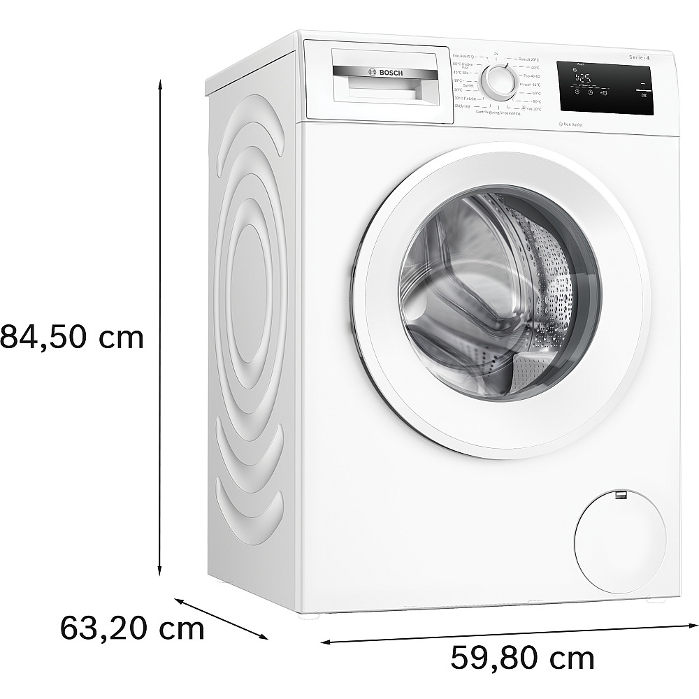 Frontmatad Tvättmaskin Bosch Serie 4 WAN2808LSN 8 Kg