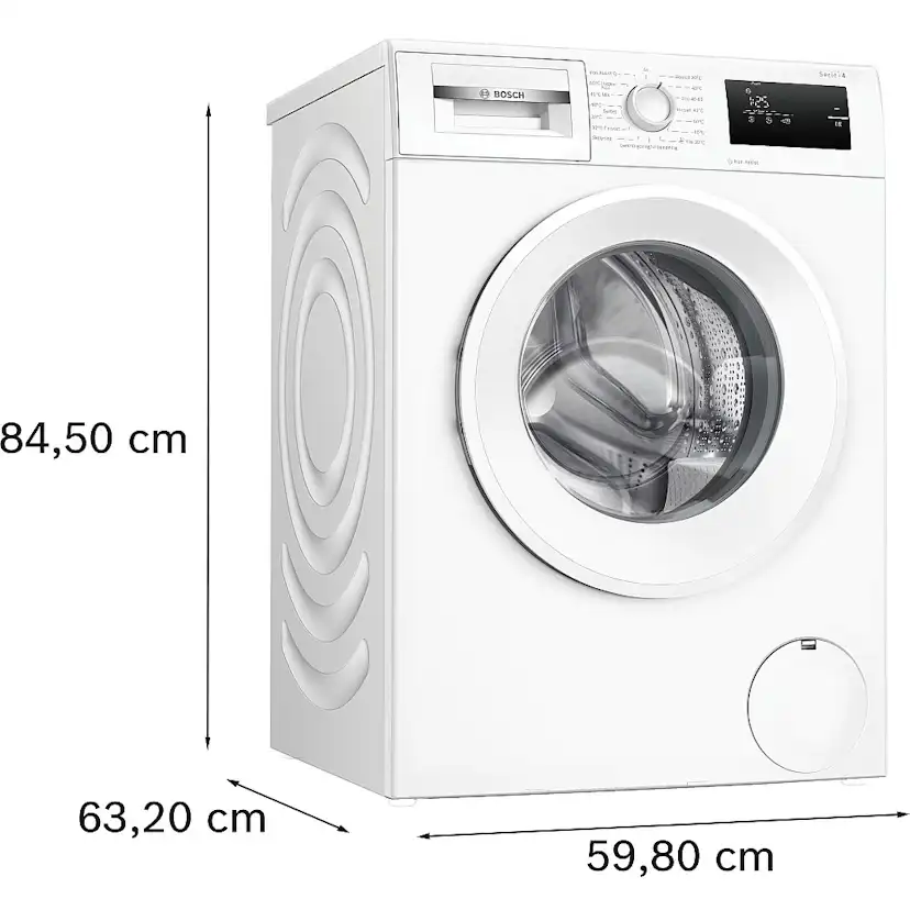Frontmatad Tvättmaskin Bosch Serie 4 WAN2808LSN 8 Kg