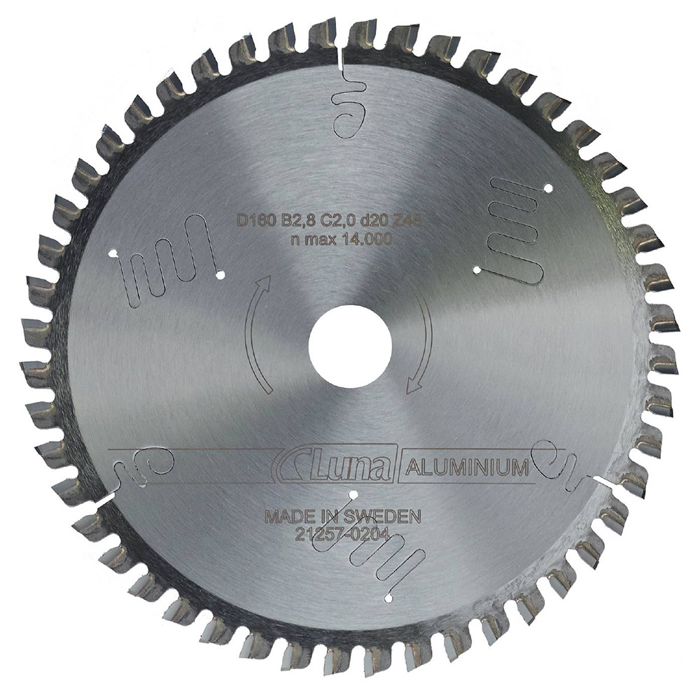 Cirkelsågblad Luna Tools Longlife HM 160x20 Z48