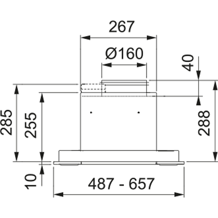 Spiskåpa Franke 622-10/12 66 Rostfri