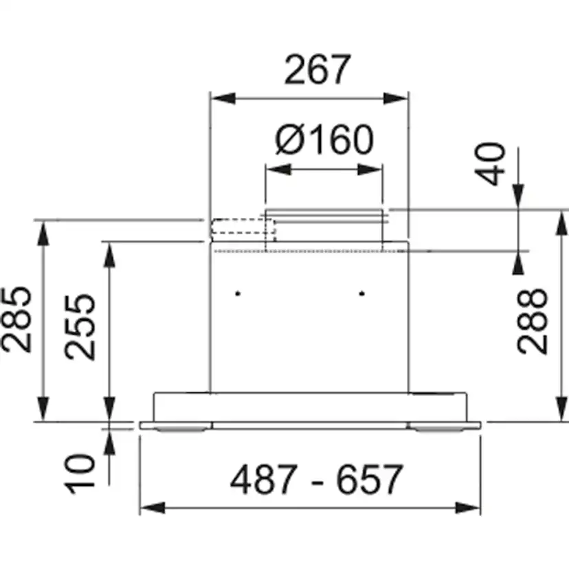 Spiskåpa Franke 622-10/12 66 Rostfri