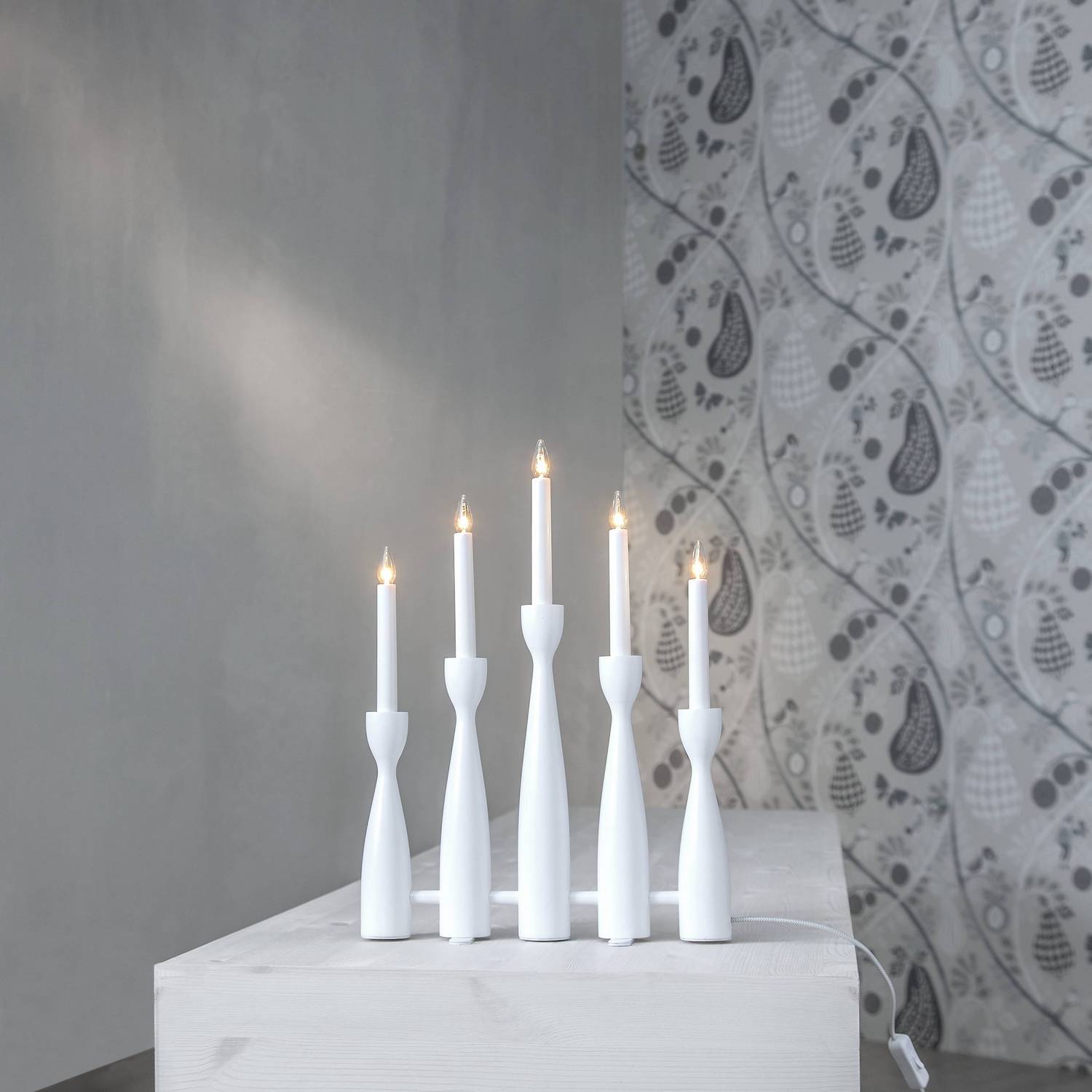 Adventsljusstake Star Trading Midja 2.0 5 Ljus