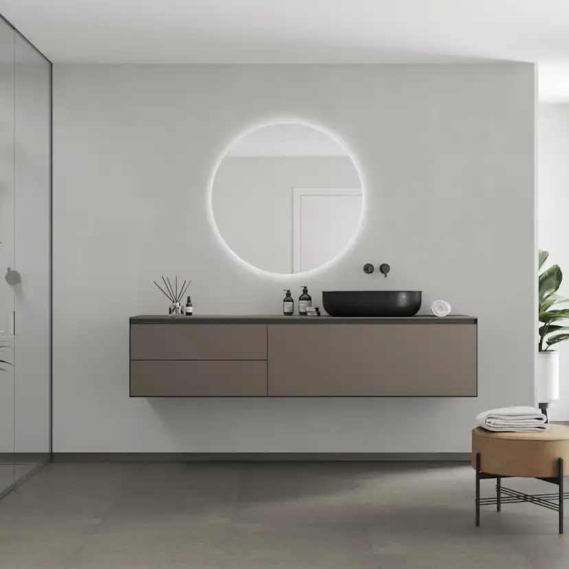 Våtrumsskiva Fibo 2145-T00 S Grey Cement 10x620x2720 mm