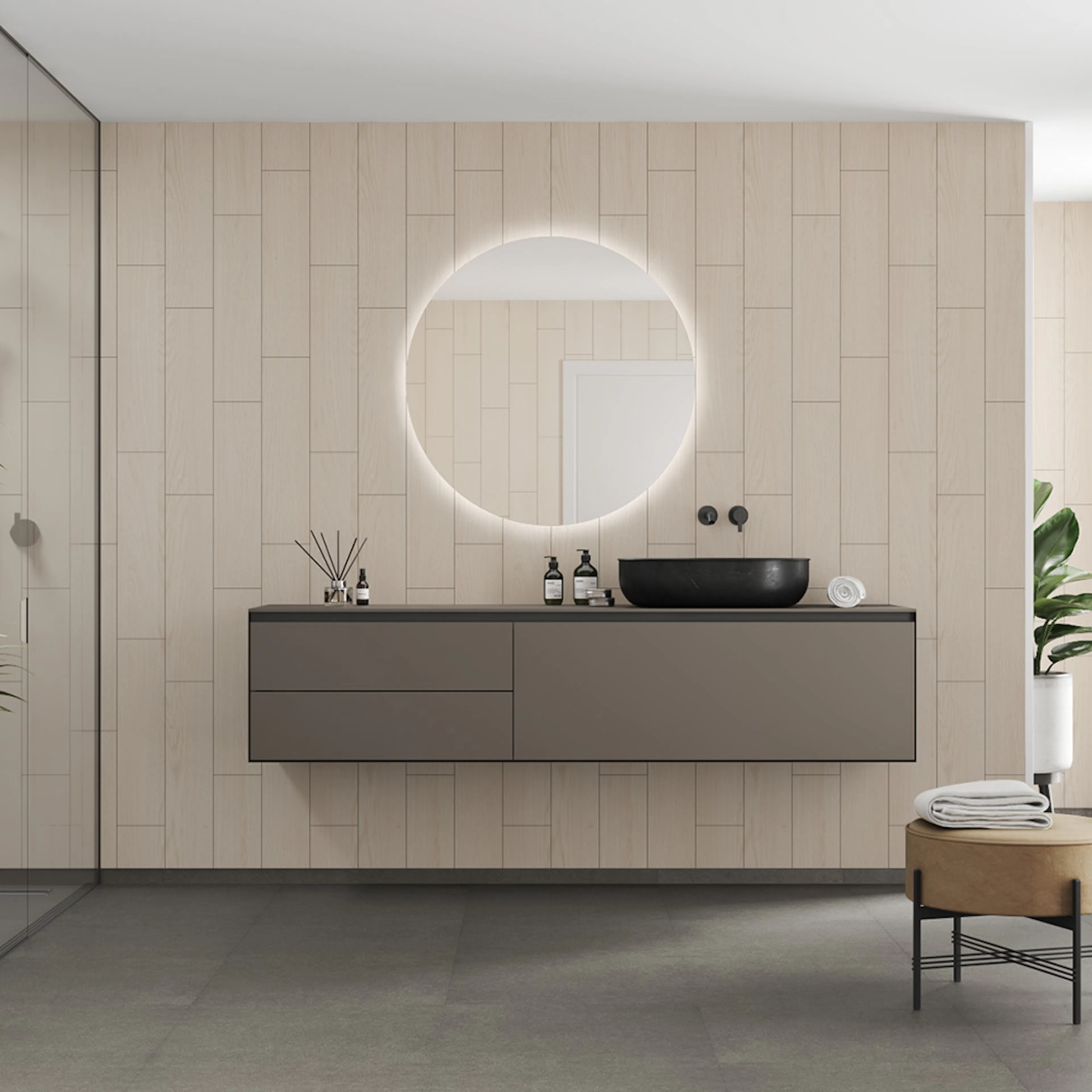 Våtrumsskiva Fibo 2159-M76 Light Wood 10x620x2400 mm