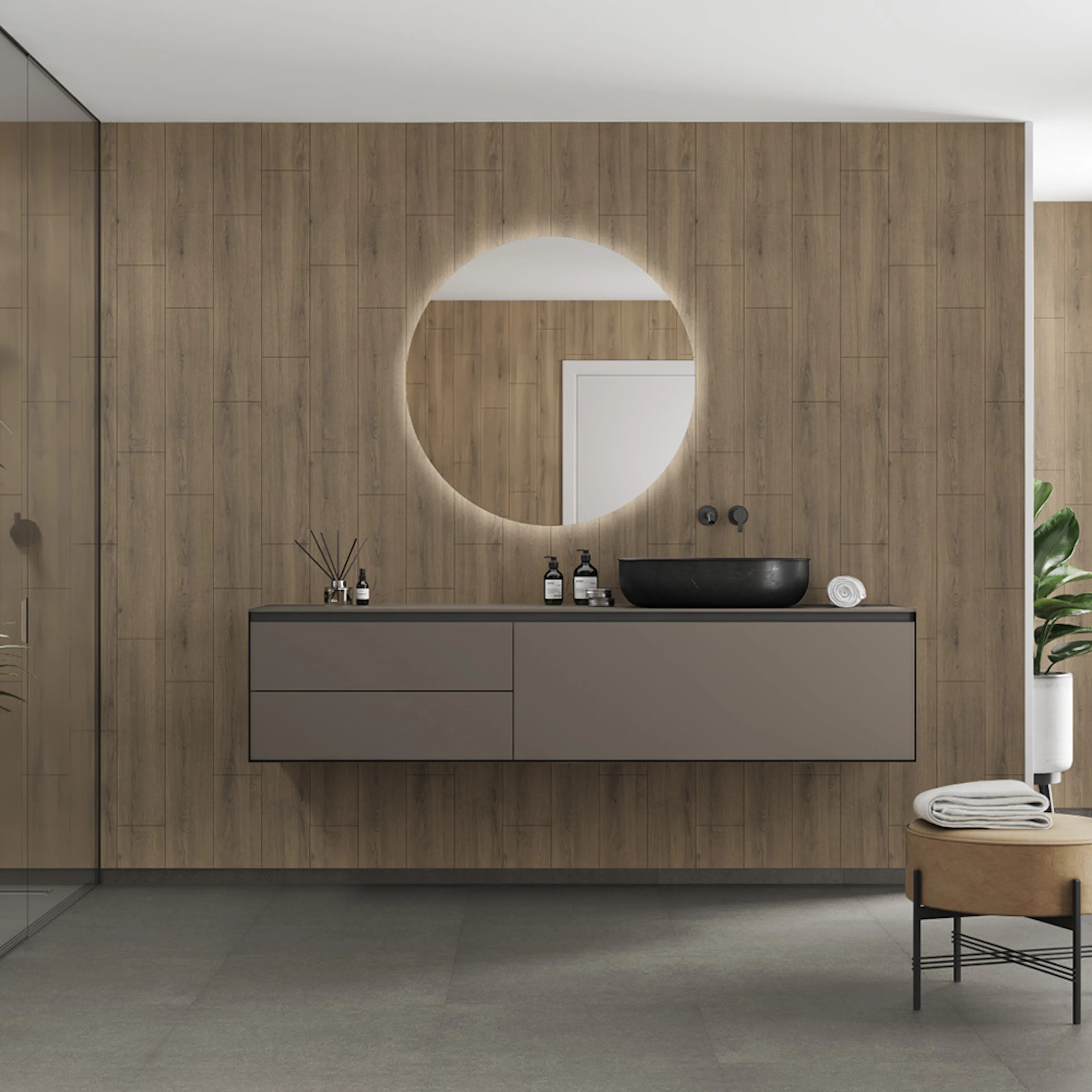 Våtrumsskiva Fibo 2164-M76 Pure Oak 10x620x2400 mm