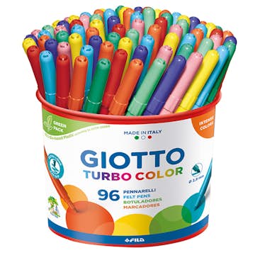 Tuschpennor Giotto Turbo Color 96 Pennor