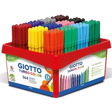 Tuschpennor Giotto Turbo Color 144 Pennor