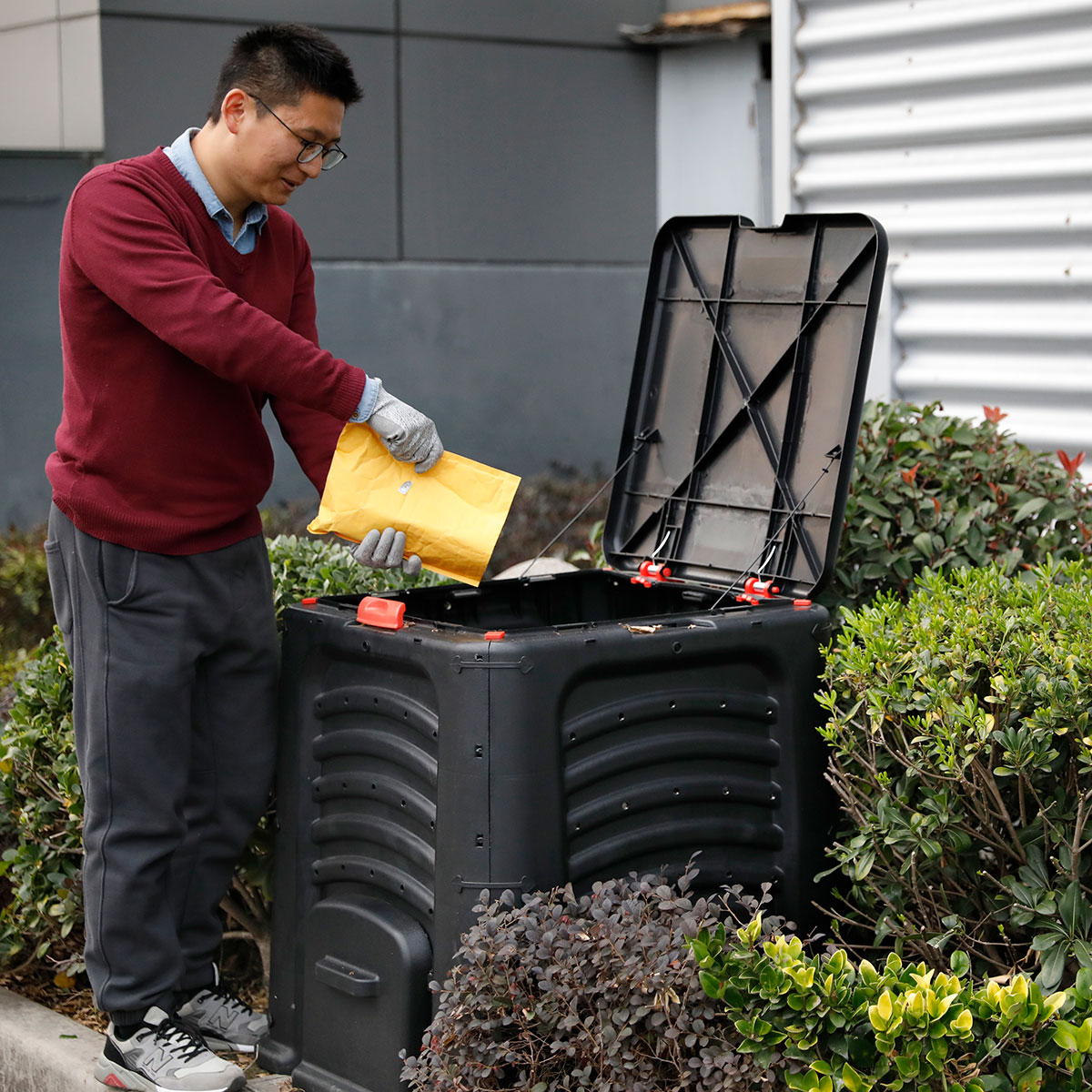 Varmkompost Lyfco 8101 Flersidsöppning 437 L