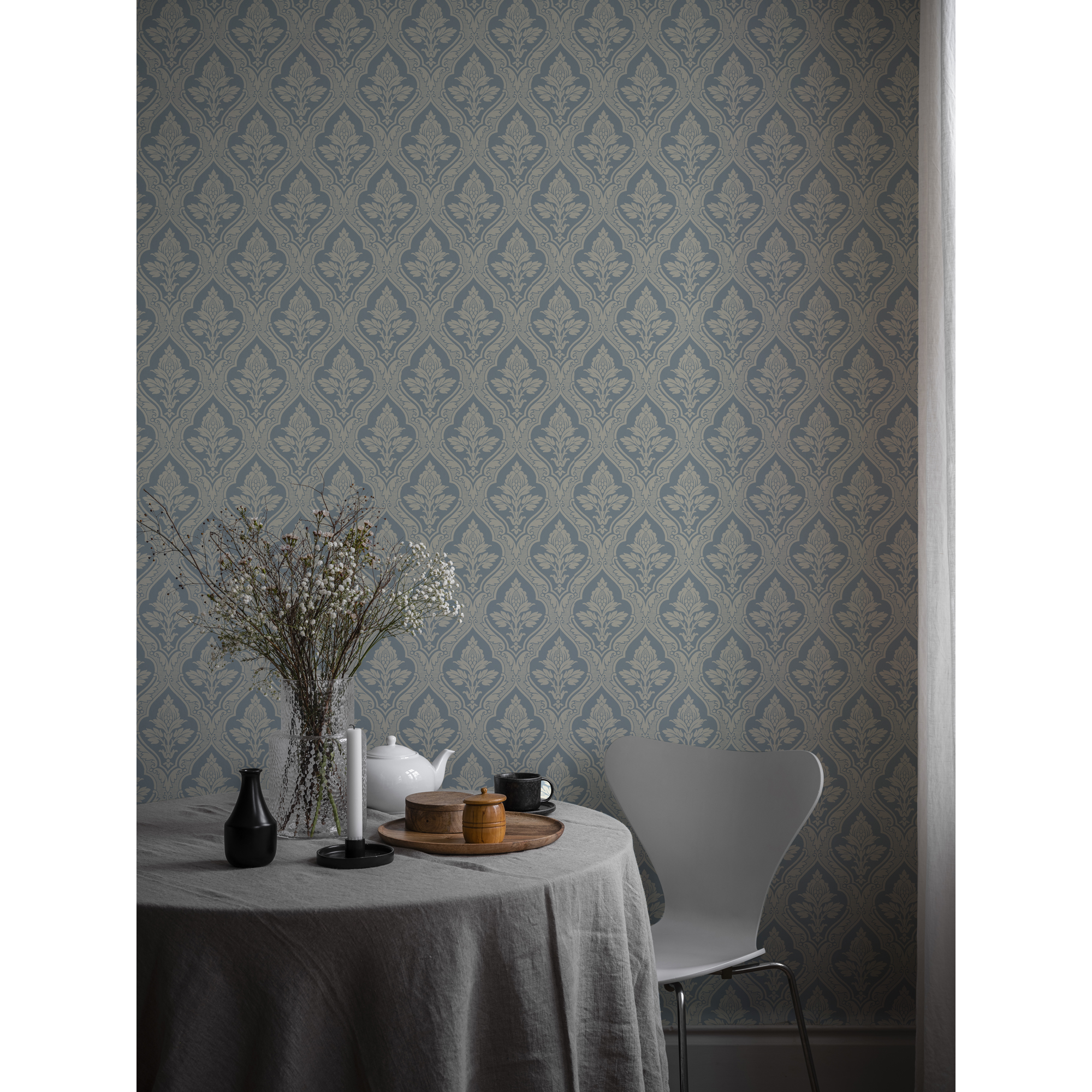 Tapet Duro Haga, Blå