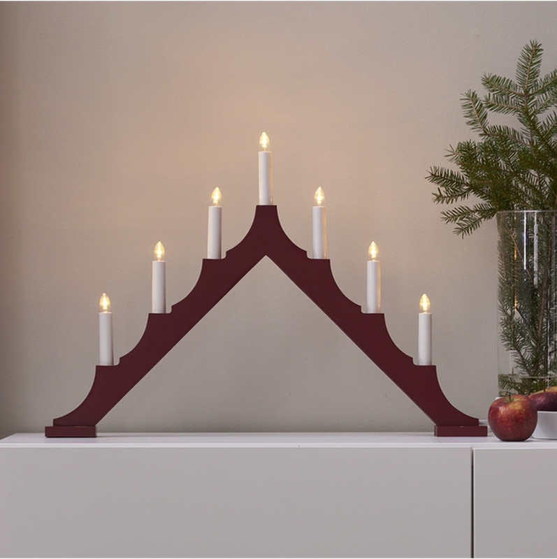 Adventsljusstake Star Trading Alma 7 Ljus