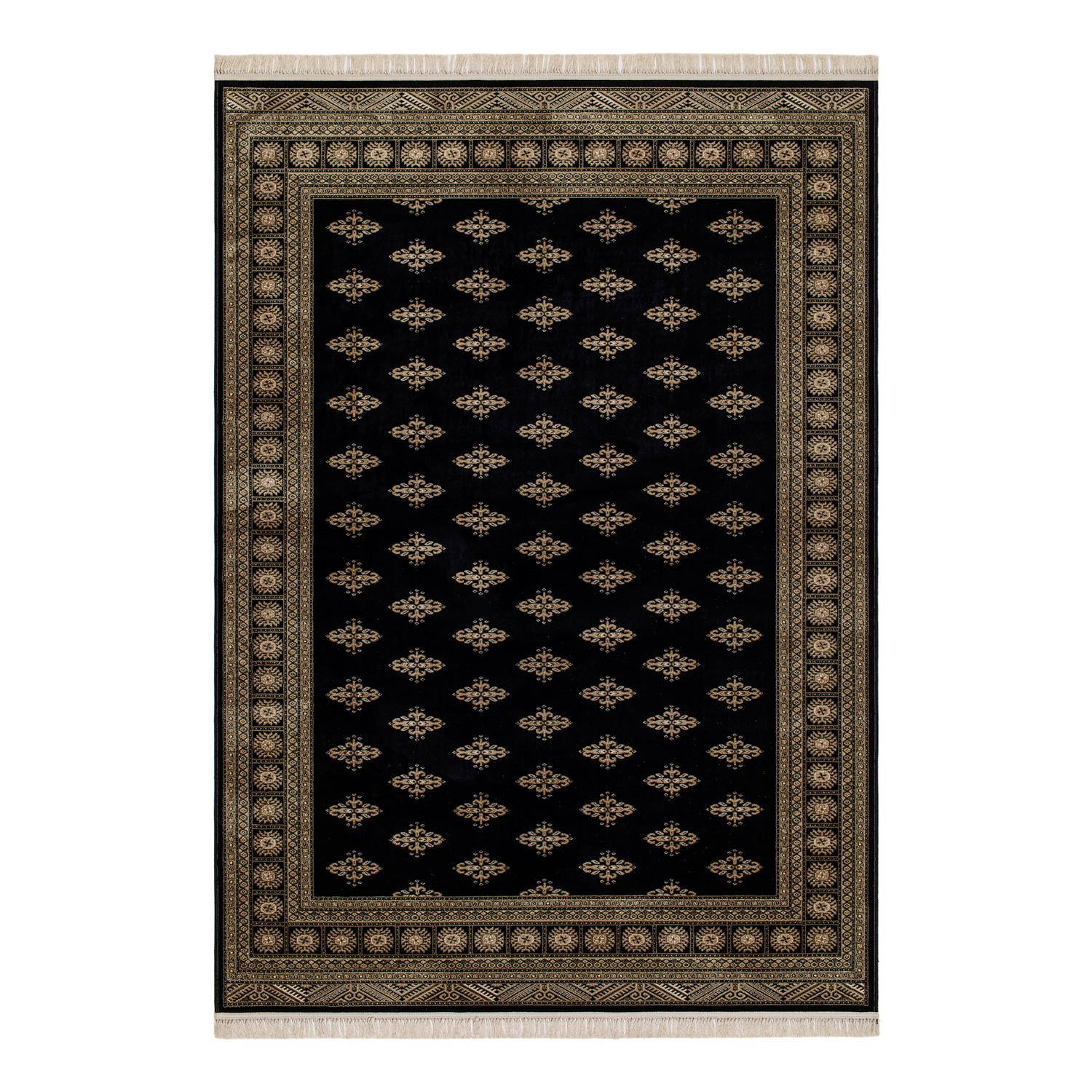 Persisk Matta KM Carpets Teheran Lahori Svart, 200x300 cm