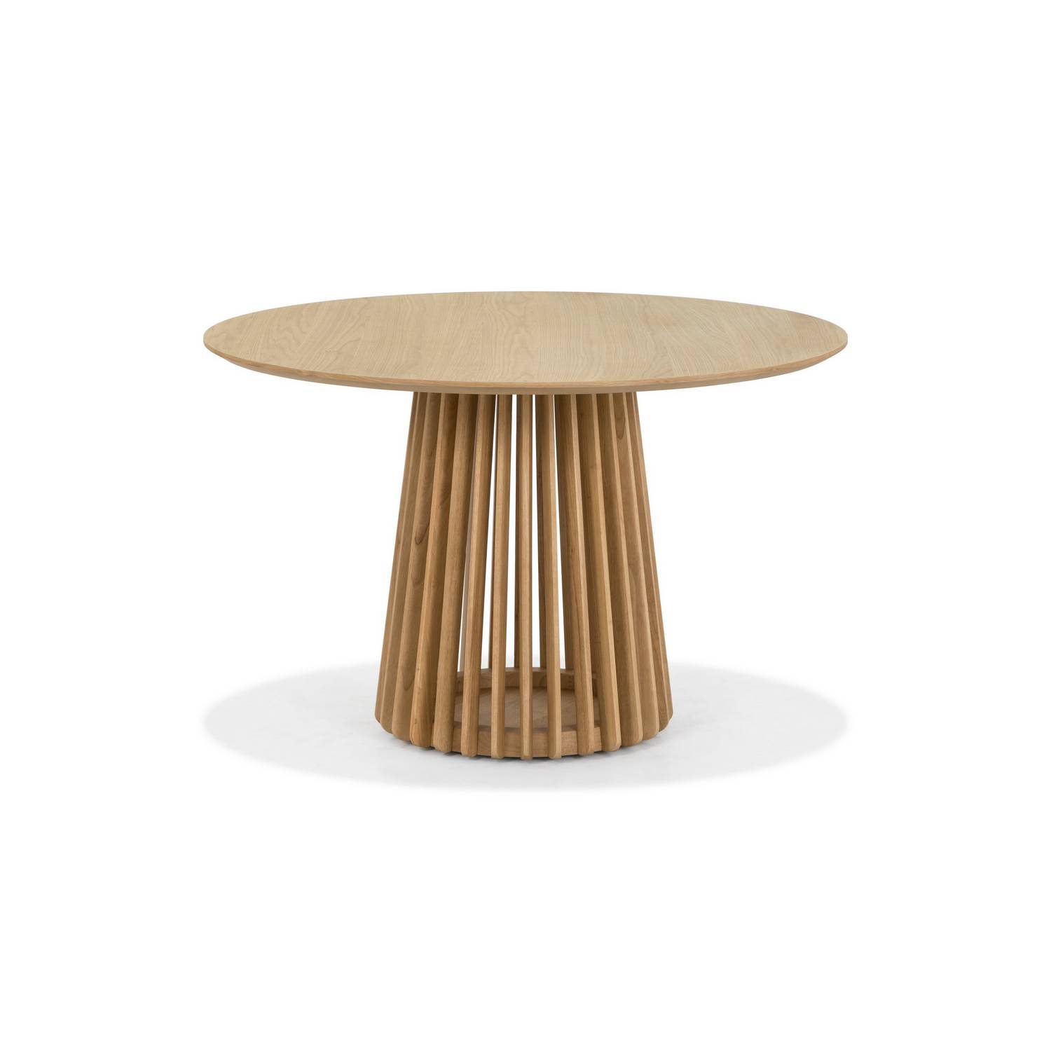 Matgrupp Bark Peyra Runt Matbord 120 cm med 4 Edena Matstol