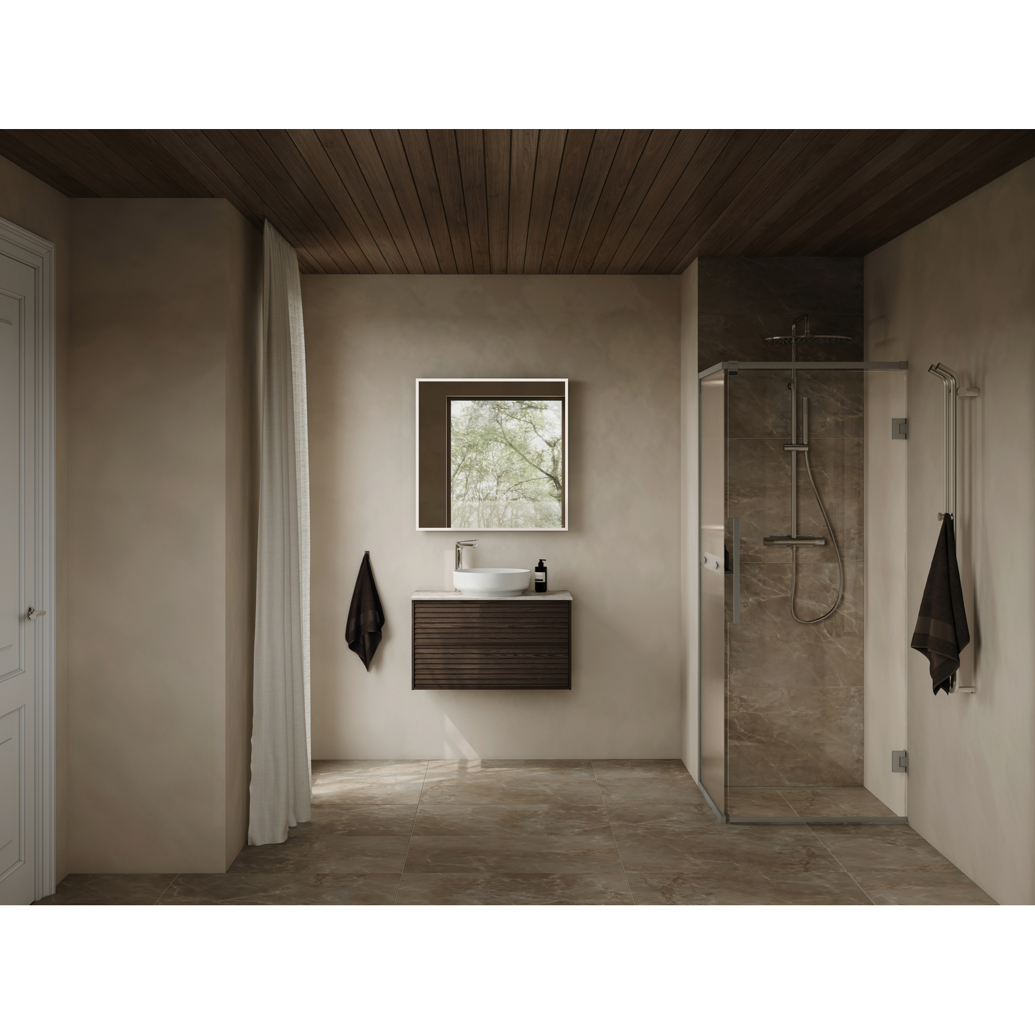 Tvättställsskåp Svedbergs Epos 60x45 med 2 Lådor