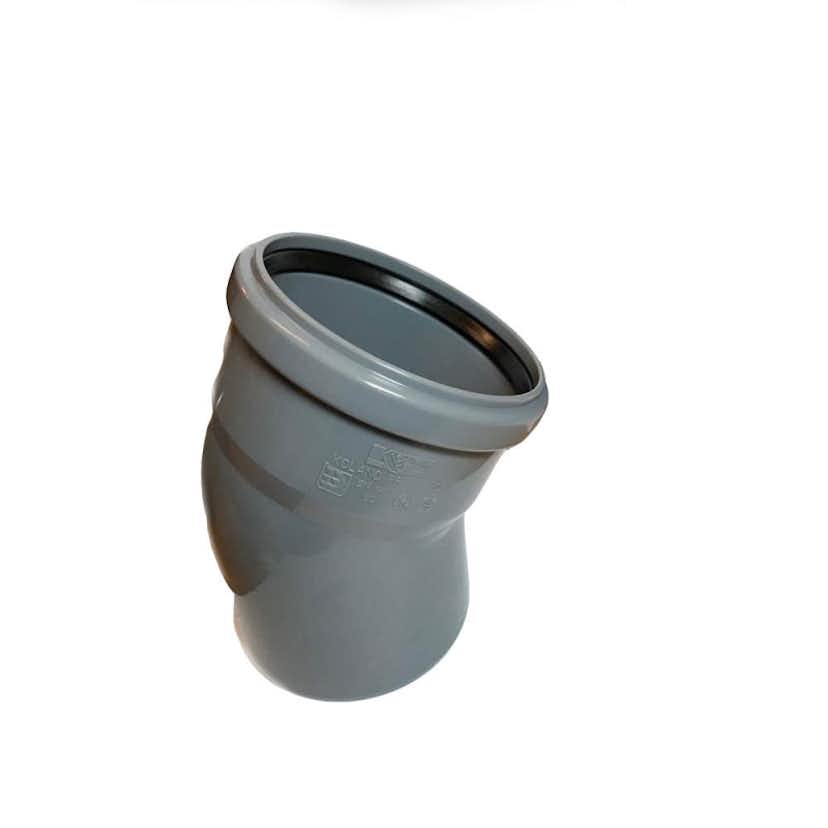 Böj Kaczmarek HT PP 1 Muff Grå 75/45°