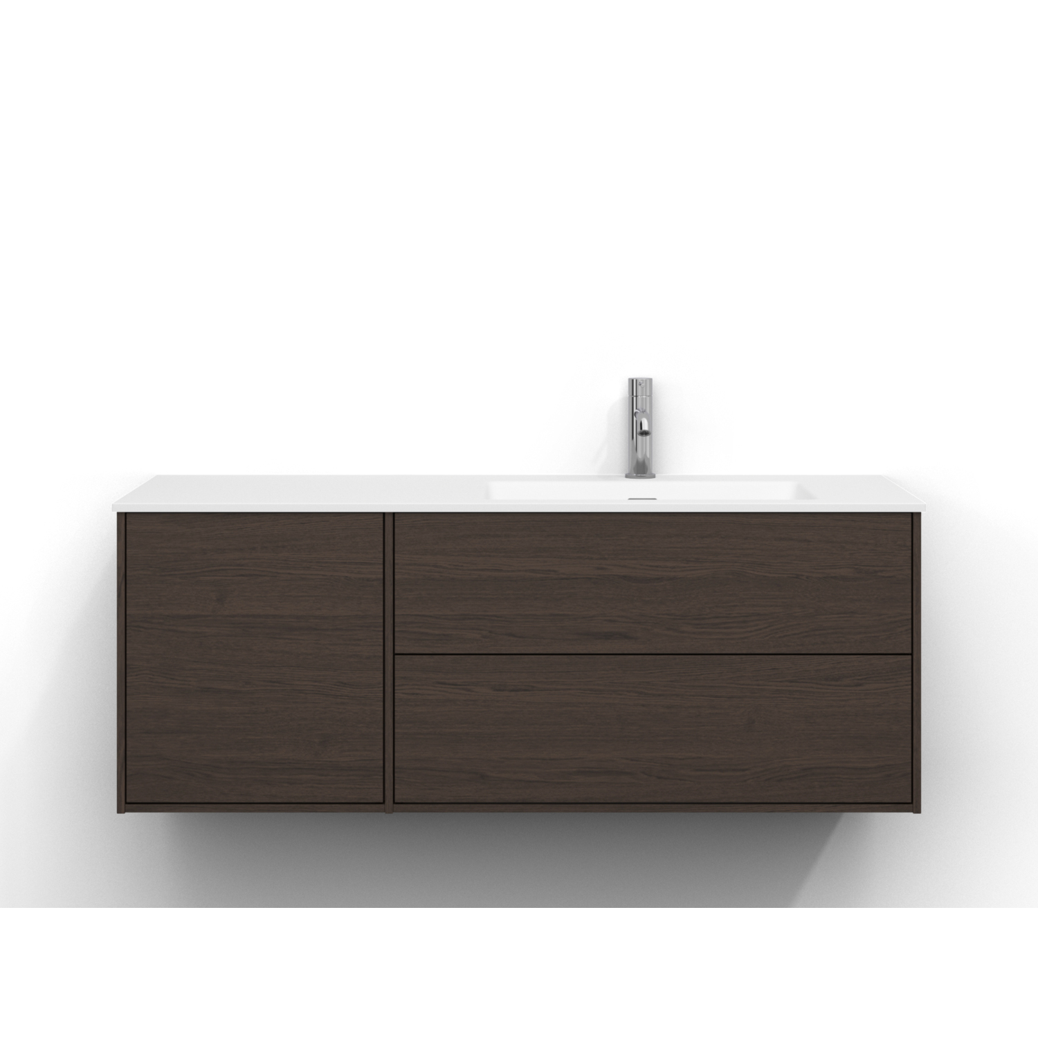 Tvättställsskåp Svedbergs Epos 120x45 med 2+1 Lådor