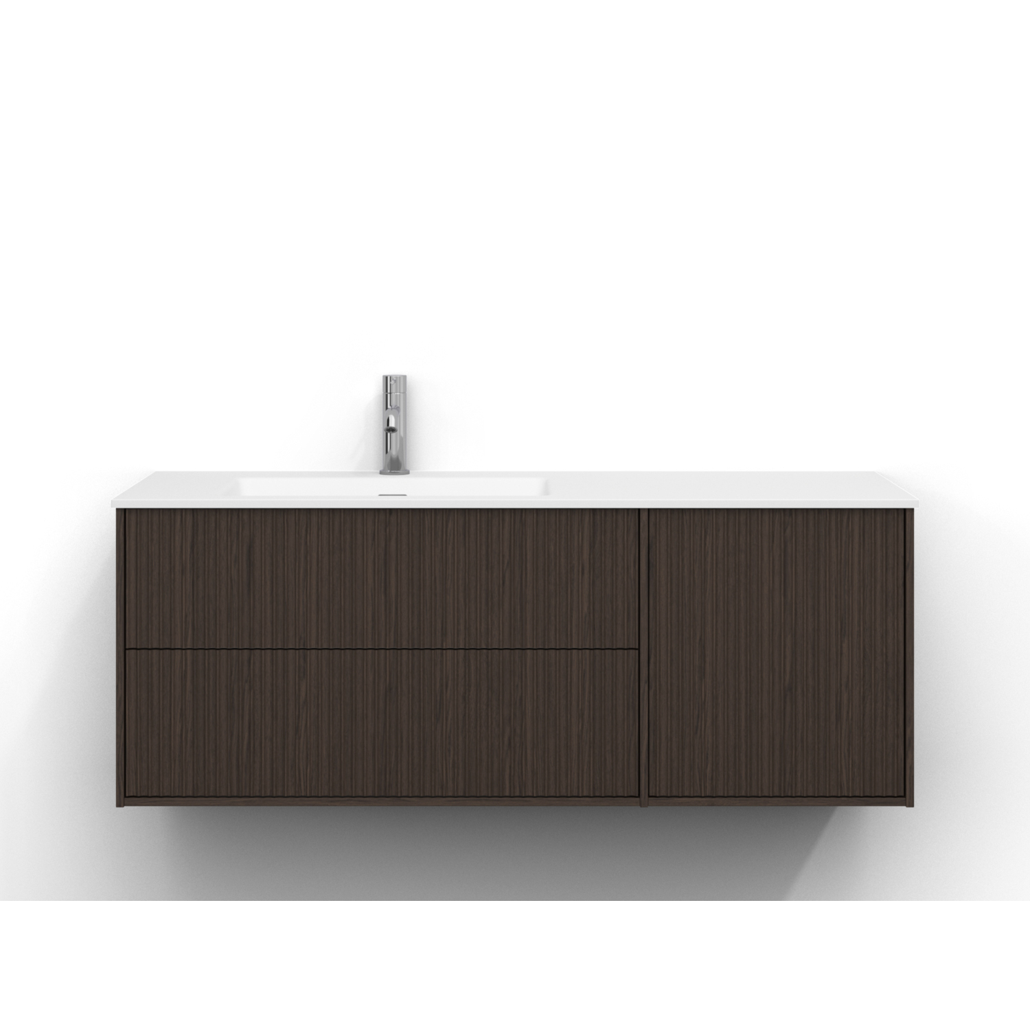 Tvättställsskåp Svedbergs Epos 120x45 med 2+1 Lådor