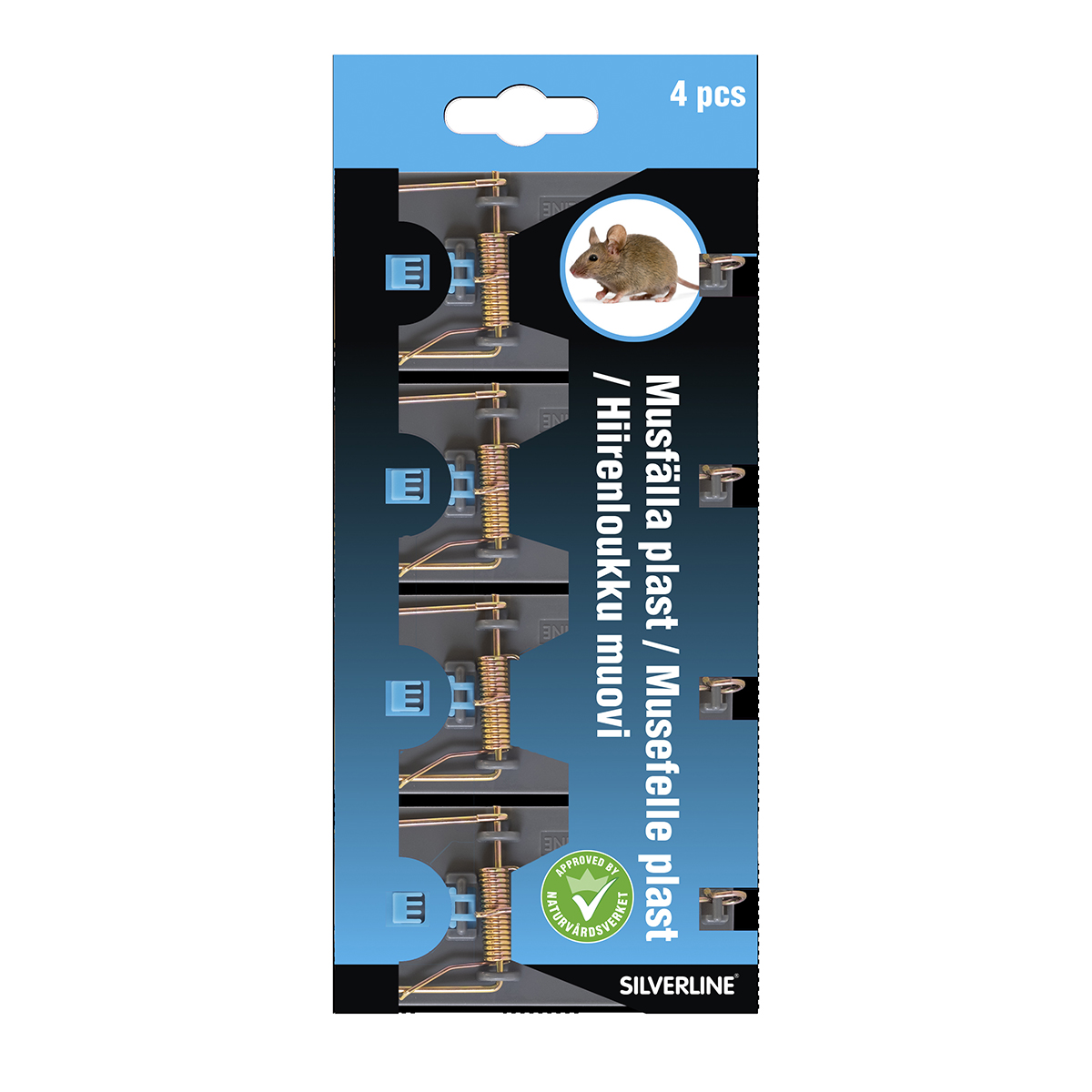 Musfälla Silverline 4-Pack