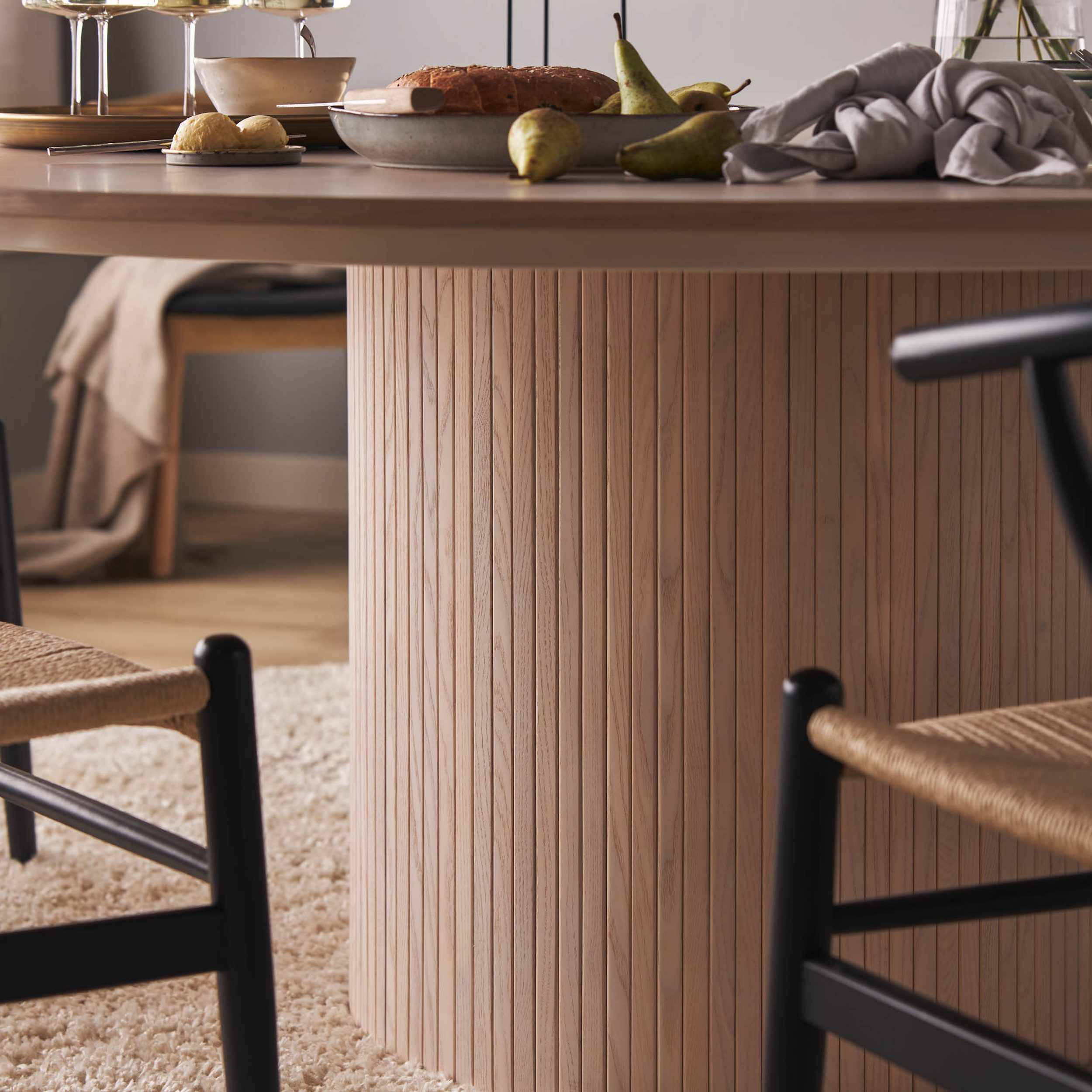 Matbord Bark Kopparbo Runt Bord 180 cm