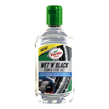 Däckglans Turtle Wax Wet 'n' Black Trim & Tyre Gel 300 ml
