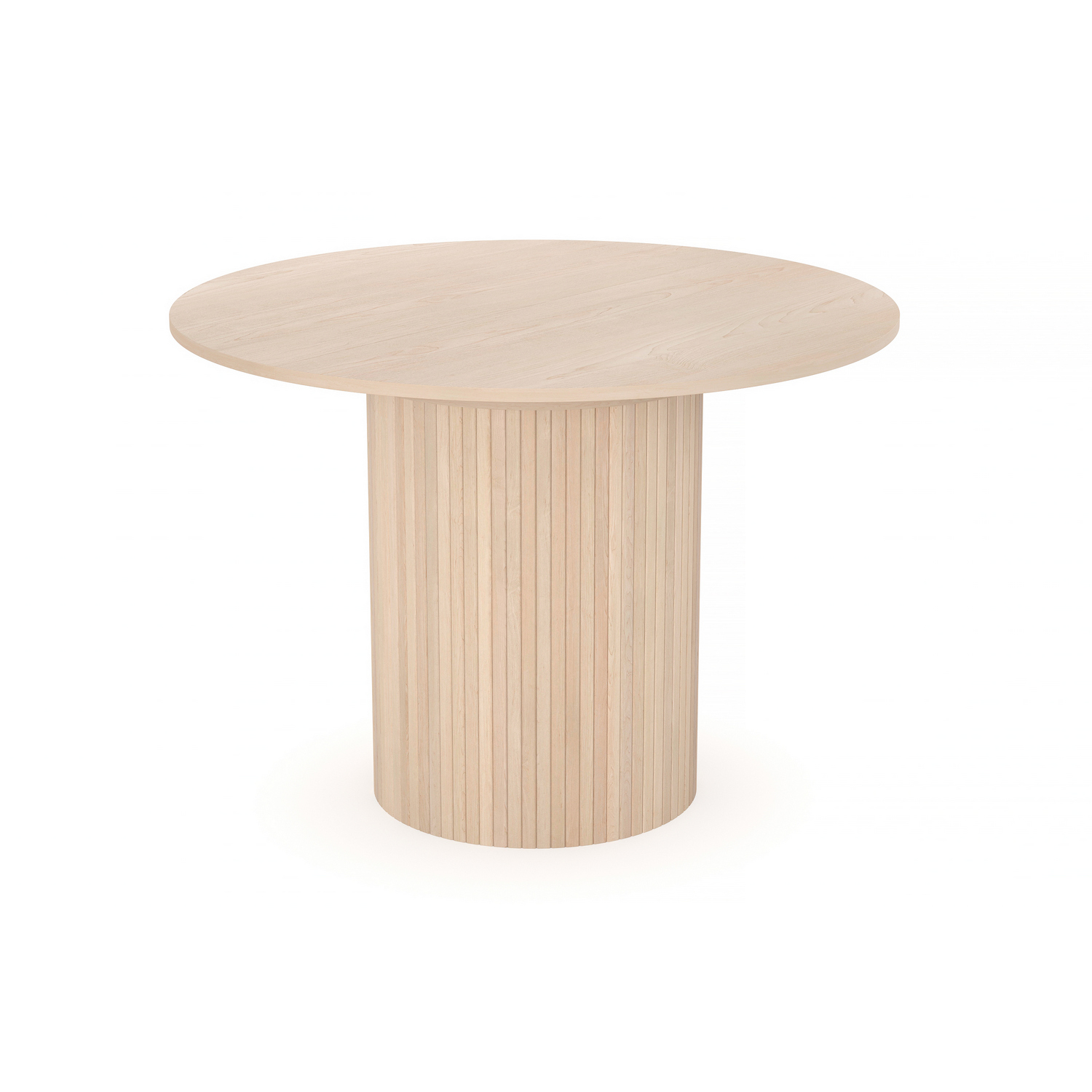 Matbord Bark Kopparbo Runt Bord 106-156 cm med Illäggsskiva