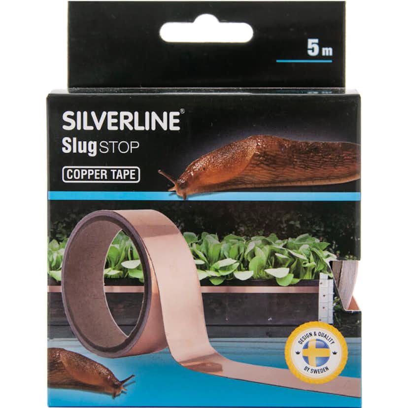 Snigelbarriär Silverline Koppartejp 5 m