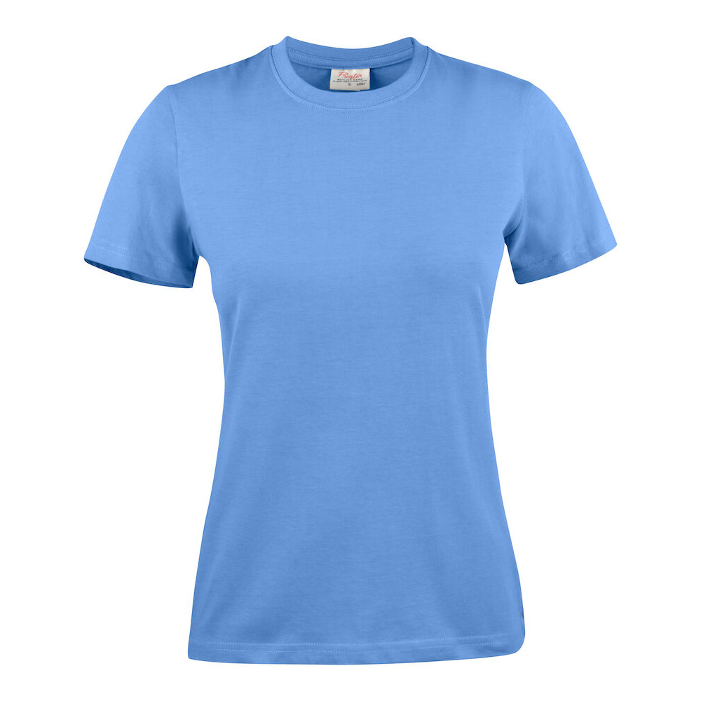 T-shirt Printer Heavy T-shirt Lady Storlek: XL, Färg: Himmelsblå