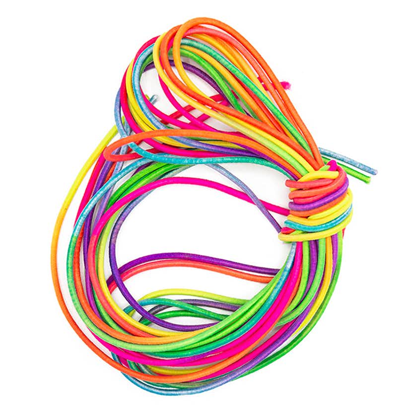 Gummitråd ABA Skol Neon 12x1 M