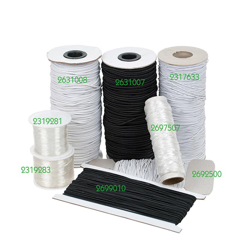 Smycketråd ABA Skol Elastisk 5 mm x25 M