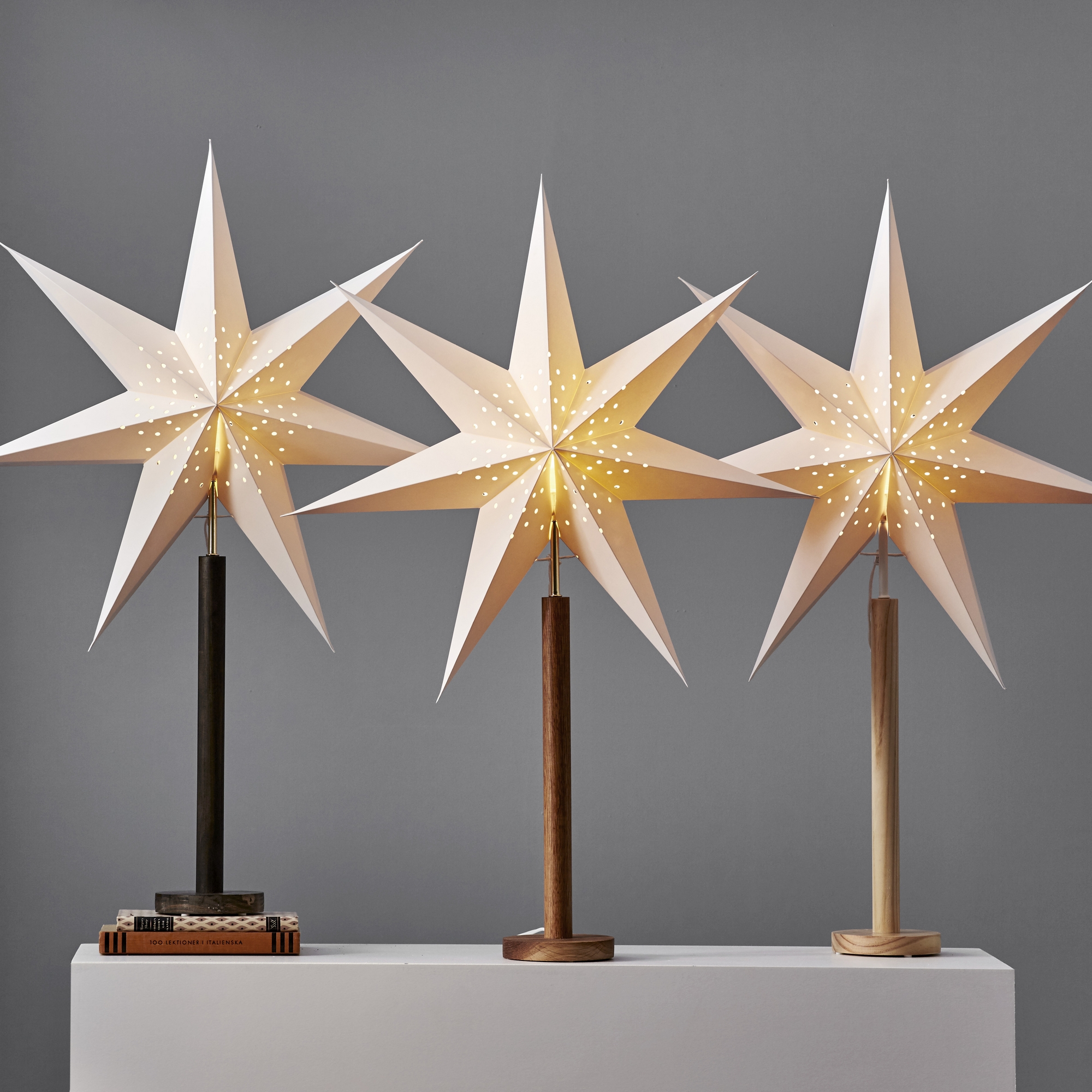 Adventsstjärna På Fot Star Trading Elice Natur 23496