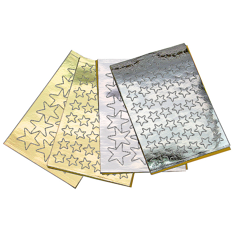 Stickers ABA Skol Silverstjärnor 13 mm 288 st