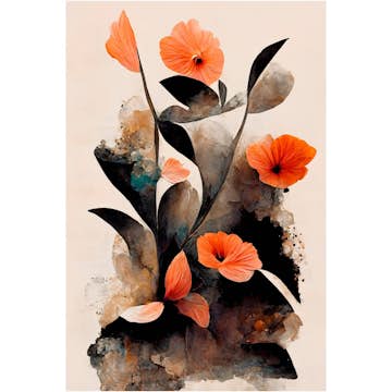 Poster Pelcasa Coral Flowers
